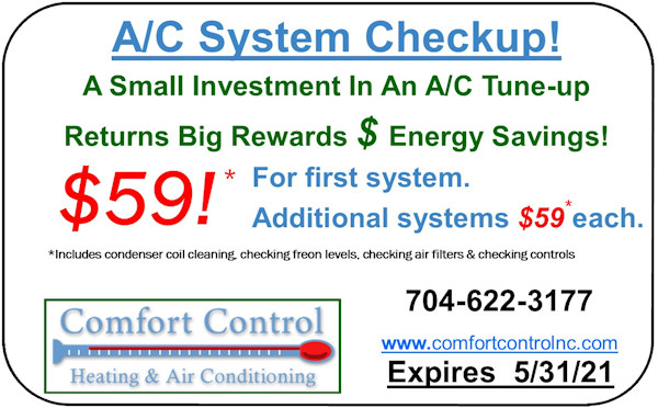 Charlotte HVAC AC Tune Up Special Savings